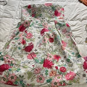 Old Navy Floral Strapless Mini Dress - Multicolor